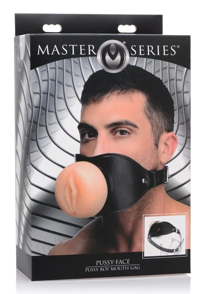 Male Sex Toys Master Series Pussy Face Oral Sex Mouth Gag Master Series