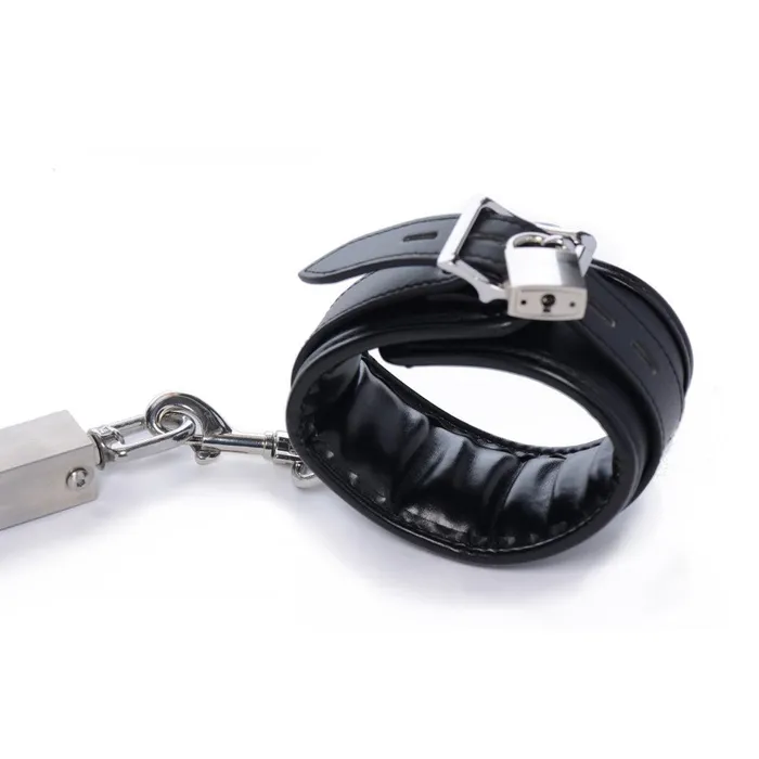 Male Sex Toys Master Series Squat Anal Impaler with Spreader Bar and Cuffs