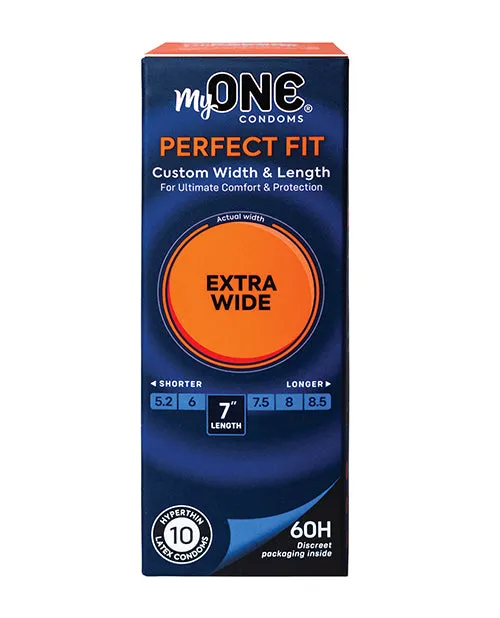 Male Sex Toys One My ONE Extra Wide Condoms 10 Pack