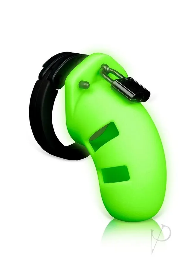 Male Sex Toys Ouch Ouch Model 20 Silicone Cock Cage 35in Glow in the Dark Green Male Sex Toys Ouch Ouch Model 20 Silicone Cock Cage 35in Glow in the Dark Green