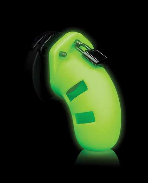 Male Sex Toys Ouch Ouch Model 20 Silicone Cock Cage 35in Glow in the Dark Green Male Sex Toys Ouch Ouch Model 20 Silicone Cock Cage 35in Glow in the Dark Green