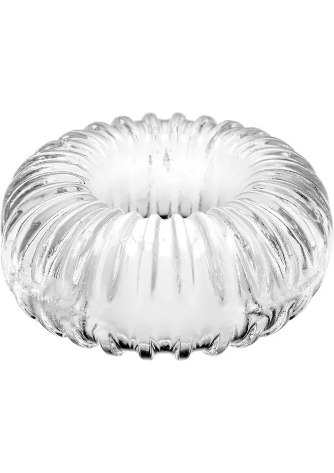 Male Sex Toys Perfect Fit Perfect Fit Ribbed Ring Cock Ring Clear