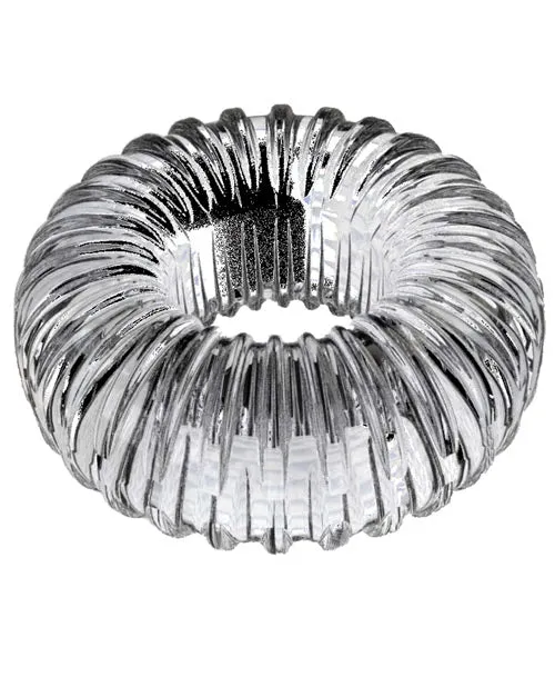 Male Sex Toys Perfect Fit Perfect Fit Ribbed Ring Cock Ring Clear