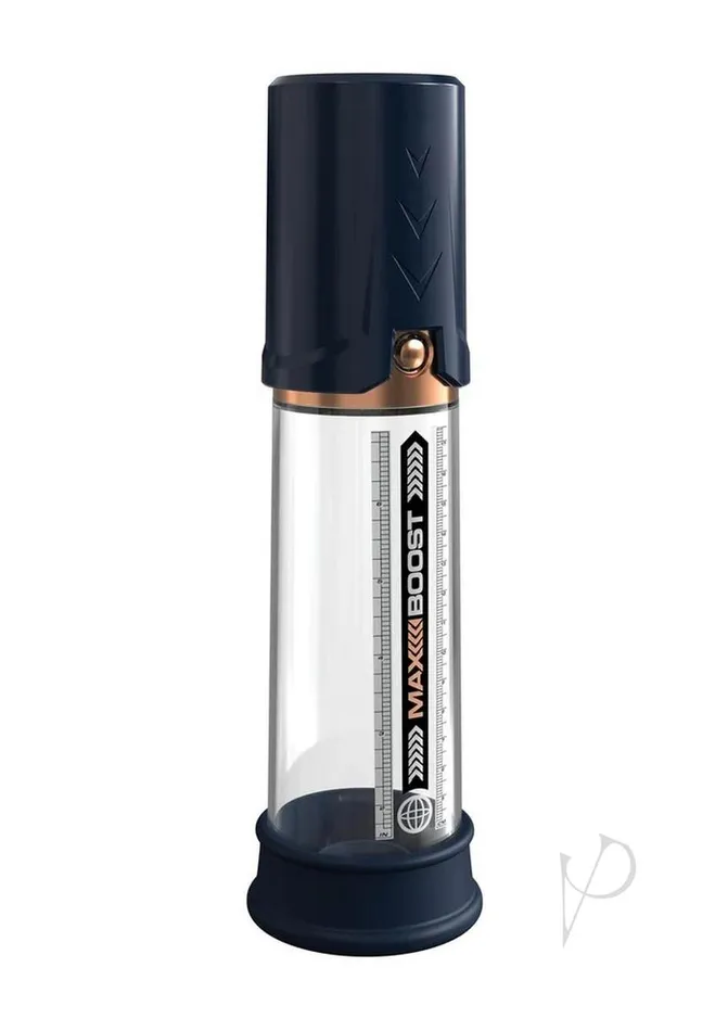 Male Sex Toys Pump Worx Pump Worx Max Boost Penis Pump BlueClear