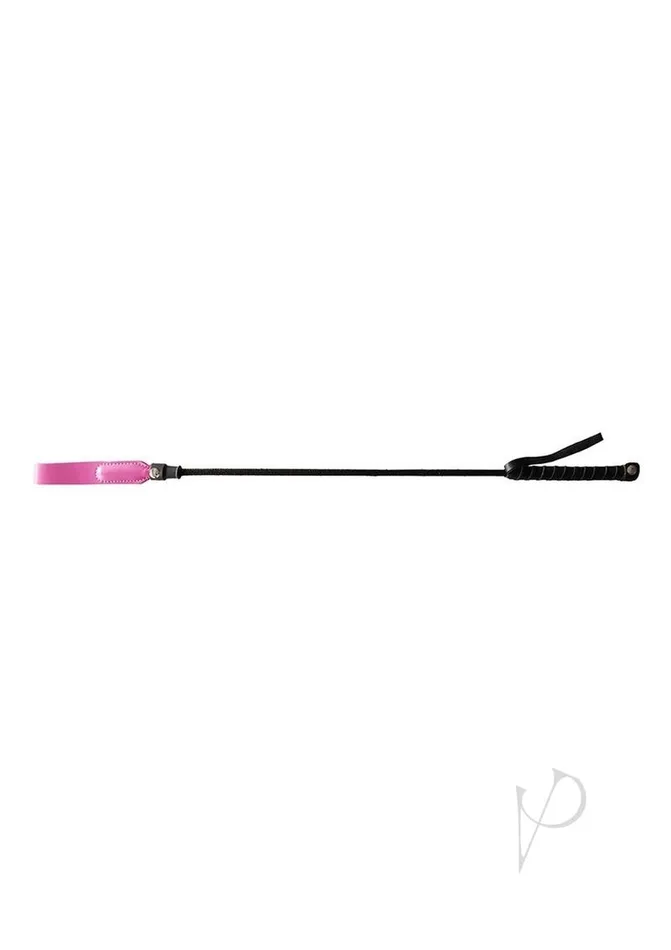 Male Sex Toys Rouge Rouge Leather Riding Crop with Slim Tip Pink Male Sex Toys Rouge Rouge Leather Riding Crop with Slim Tip Pink