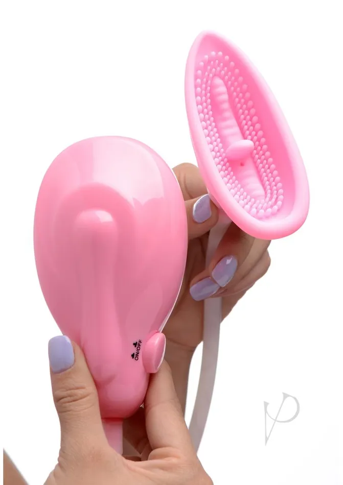 Male Sex Toys Size Matters Size Matters Automatic Vibrating Pussy Pump Pink
