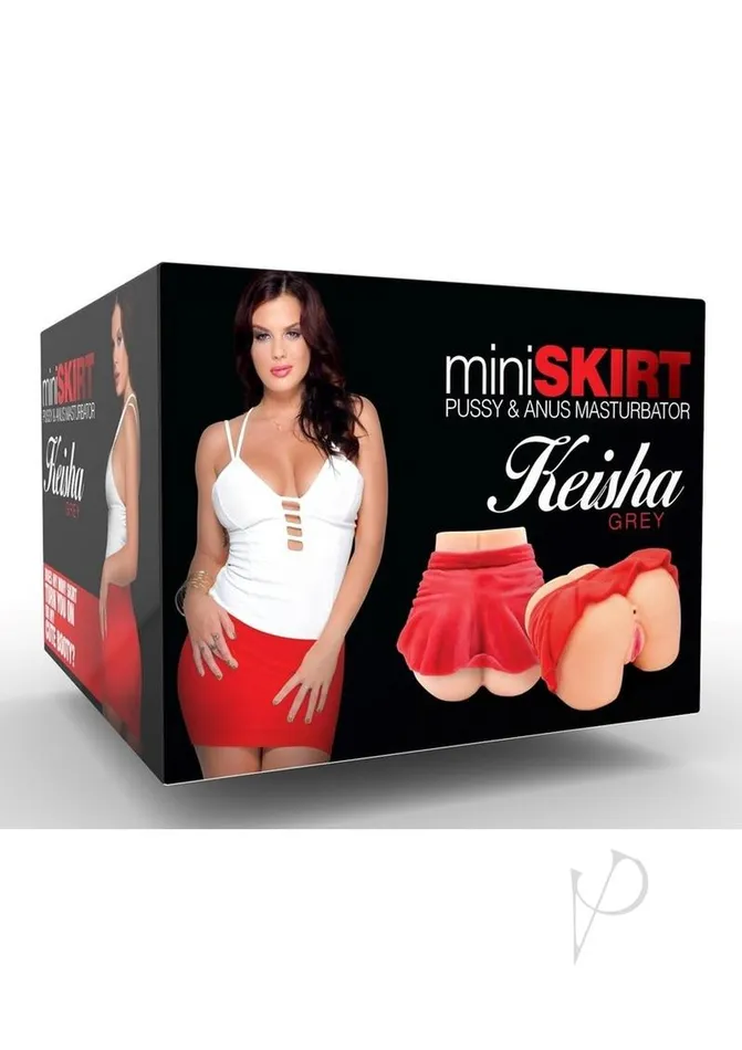 Male Sex Toys Star Stroker Mini Skirt Keisha Grey Pussy and Anus Masturbator Vanilla Star Stroker