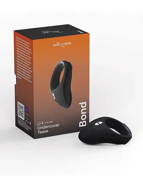 Male Sex Toys We Vibe WeVibe Bond Rechargeable Silicone Cock Ring with Remote Control Black Male Sex Toys We Vibe WeVibe Bond Rechargeable Silicone Cock Ring with Remote Control Black