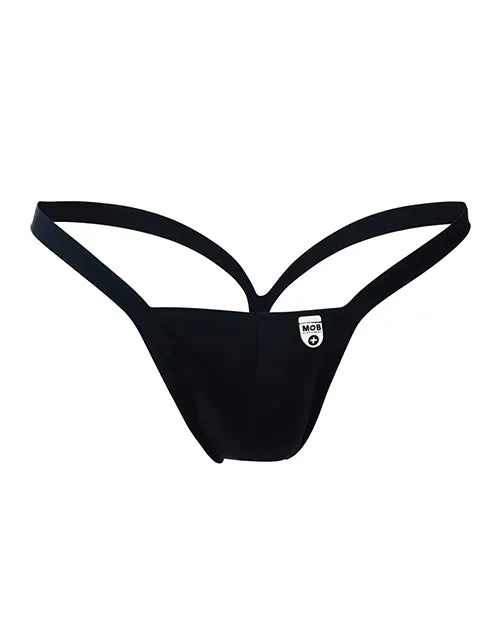 Malebasics Anal Male Basics Y Buns Thong Black MD Malebasics Anal Male Basics Y Buns Thong Black MD