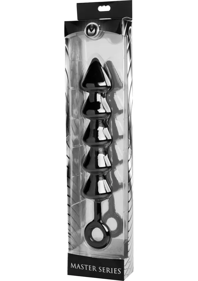 Master Series Anal Master Series Spades XL Anal Beads Black