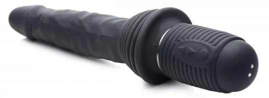 Master Series Female Sex Toys 10X Silicone Vibrating and Thrusting Dildo