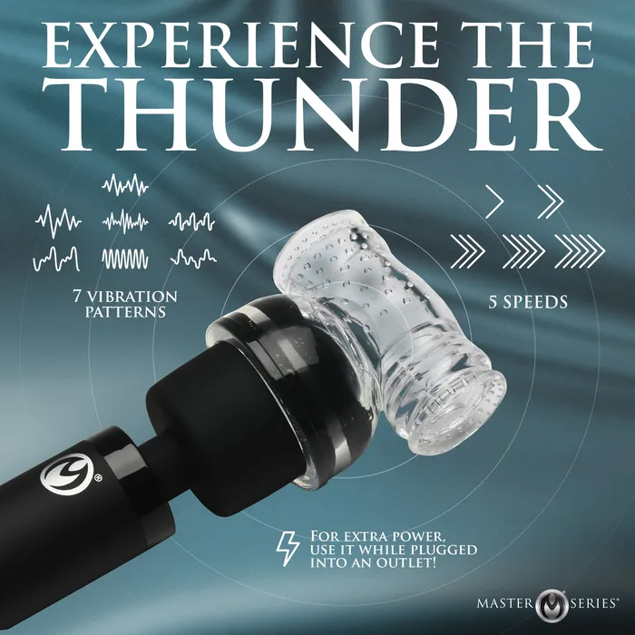 Master Series Male Sex Toys Thunderstick Pro Male Masturbation Kit