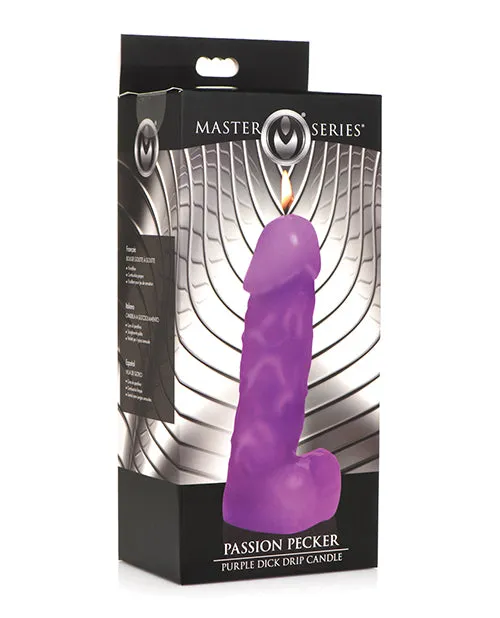 Master Series Master Series Passion Pecker Purple Dick Drip Candle Vibrators