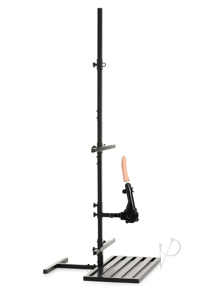 Master Series Master Series Ultimate Enforcer Forced Orgasm Tower with Sex Machine Black Female Sex Toys