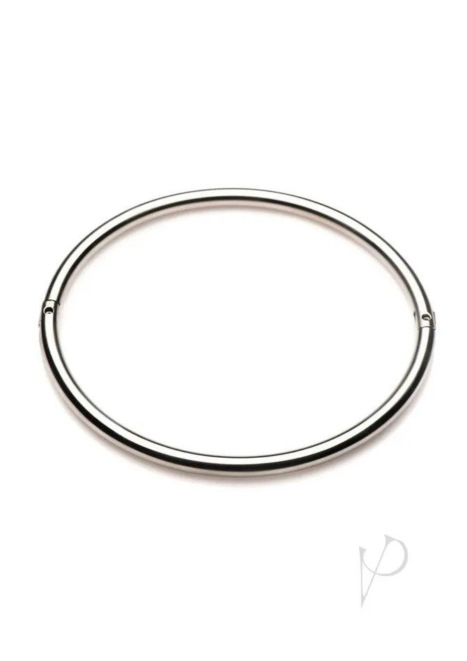 Master Series Possession Stainless Steel Locking Collar Large Master Series Male Sex Toys