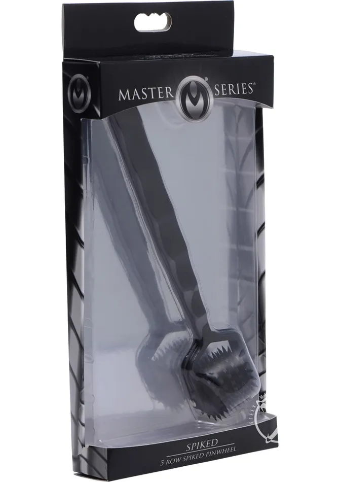 Master Series Spiked 5 Row Pinwheel Black Master Series Anal