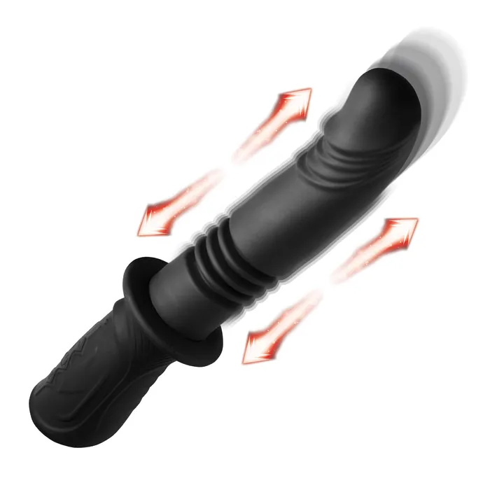 Master Series Vibrators Power Thrust Thrusting Silicone Vibrator