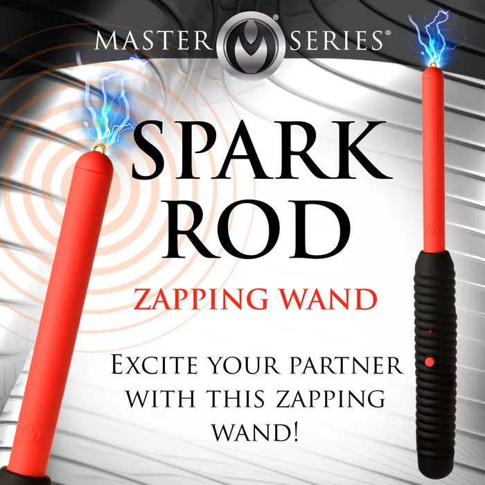 Master Series Vibrators Spark Rod Zapping Wand