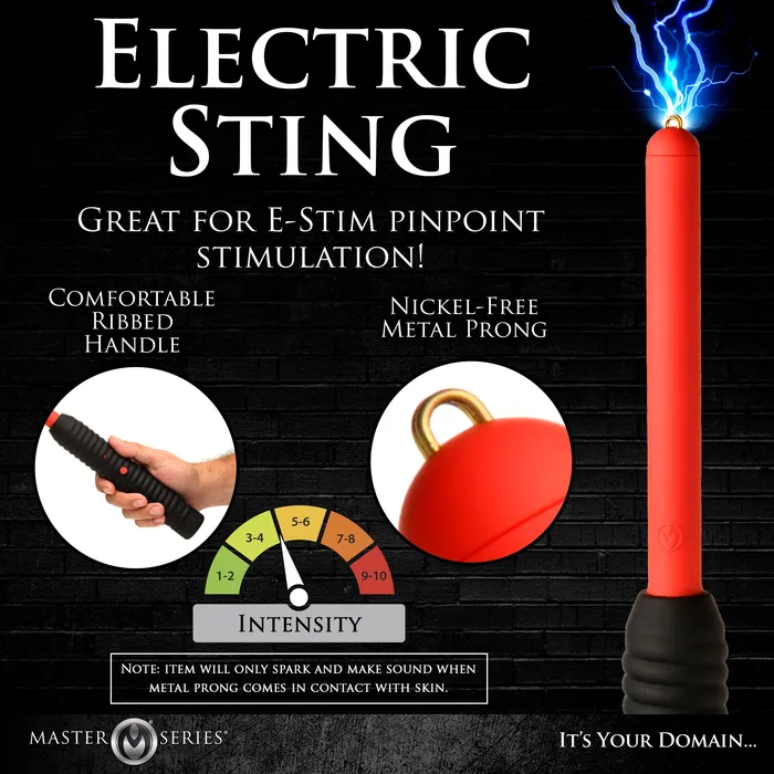 Master Series Vibrators Spark Rod Zapping Wand