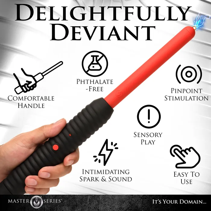 Master Series Vibrators Spark Rod Zapping Wand