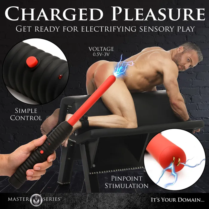 Master Series Vibrators Spark Rod Zapping Wand