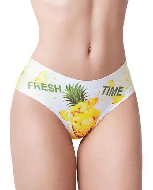 Mememe Fresh Summer Pineapple Printed Slip XL Mememe Male Sex Toys
