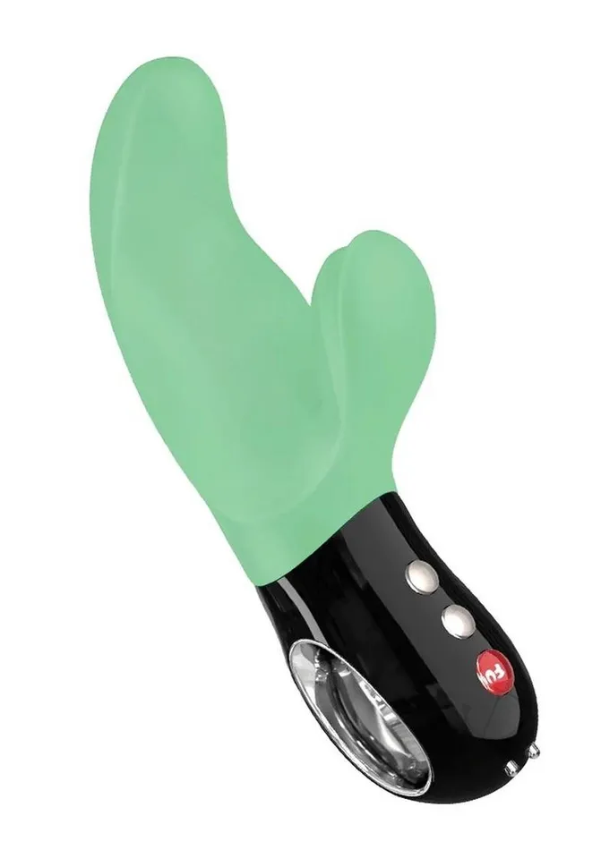 Miss Bi Silicone Rabbit Vibrator Jewels Limited Edition Jade Green Fun Factory Female Sex Toys Miss Bi Silicone Rabbit Vibrator Jewels Limited Edition Jade Green Fun Factory Female Sex Toys