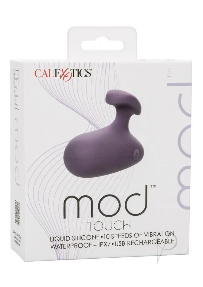 Mod Touch Rechargeable Silicone Massager Purple Mod Vibrators
