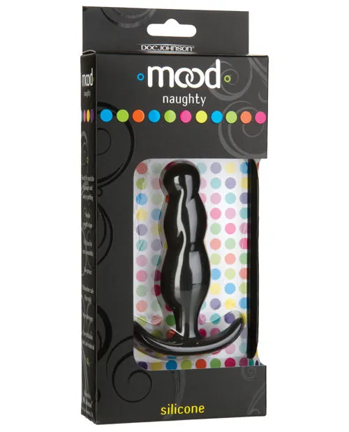 Mood Anal Mood Naughty 3 Silicone Anal Plug Medium Black Mood Anal Mood Naughty 3 Silicone Anal Plug Medium Black