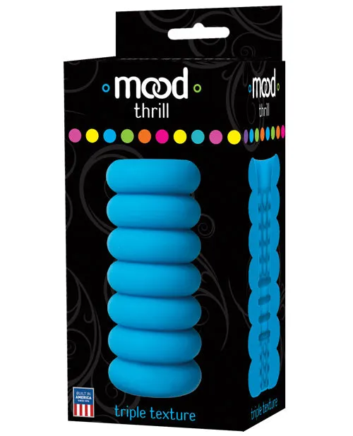 Mood Thrill Ultraskyn Masturbator Blue Mood Male Sex Toys Mood Thrill Ultraskyn Masturbator Blue Mood Male Sex Toys