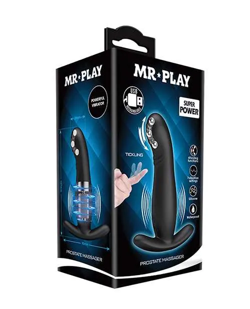 Mr Play Anal Mr Play Rolling Bead Prostate Massager Black