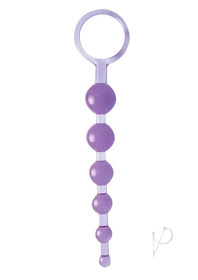 Nasstoys Anal Dragonz Tale Anal Pleasures Silicone Anal Beads Purple