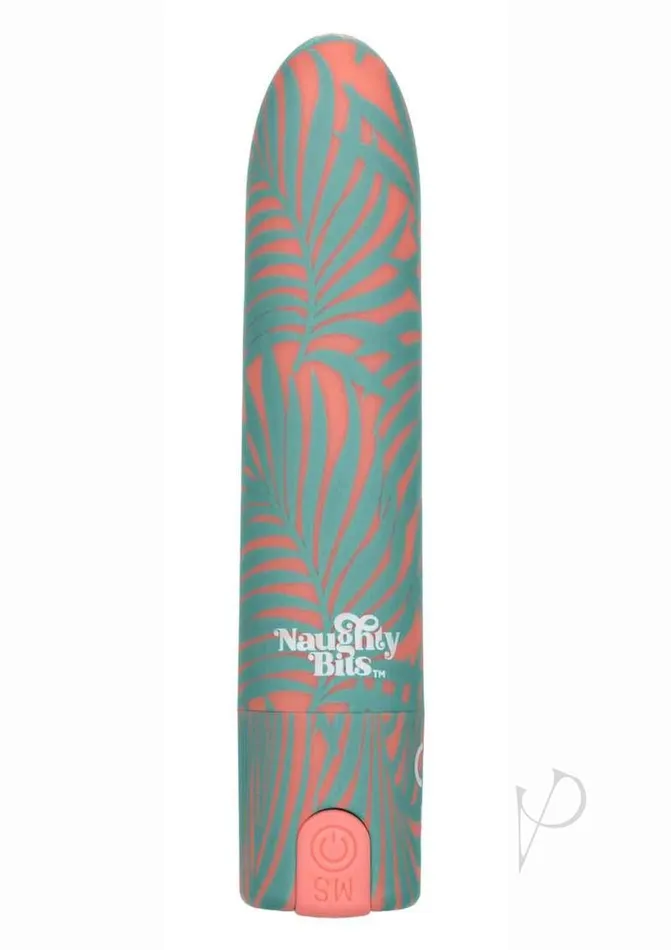 Naughty Bits Female Sex Toys Naughty Bits You Do You Rechargeable Silicone Bullet Vibrator GreenPink