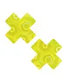 Neva Nude Neva Nude Holographic X Factor Pasties Neon Yellow OS Dildos