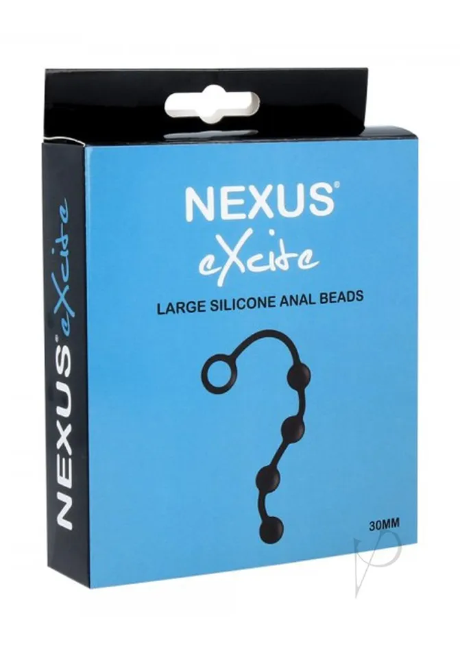 Nexus Anal Nexus Excite Silicone Anal Beads Large Black