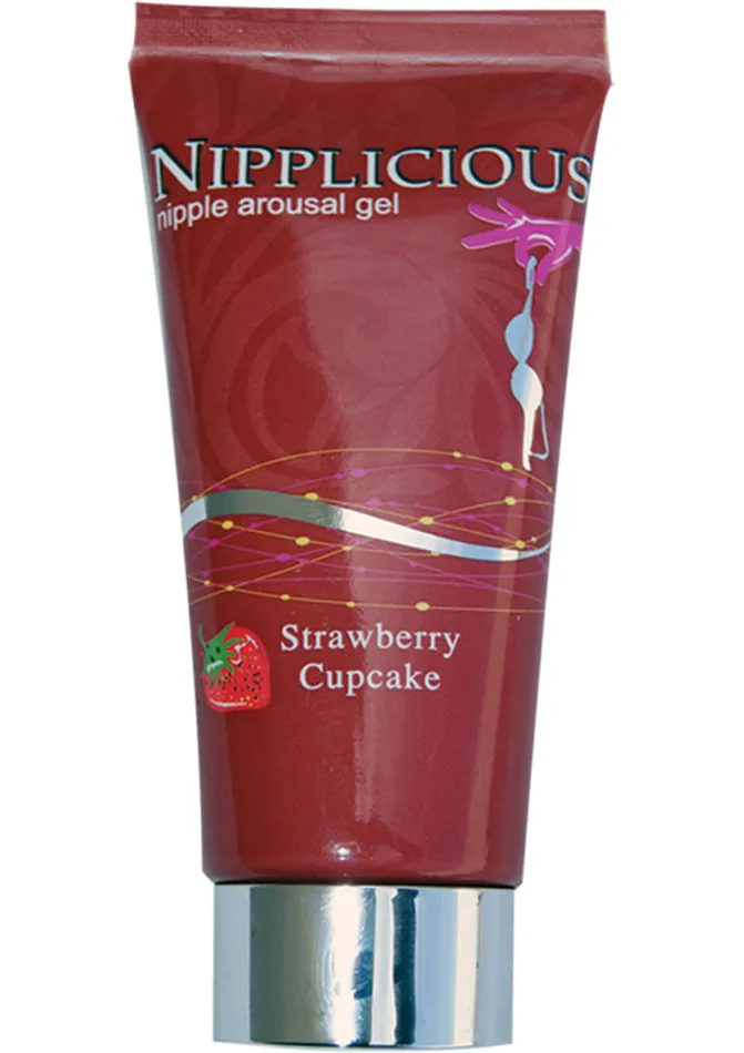 Nipplicious Couples NIPPLICIOUS Nipple Arousal Gel Strawberry Cupcake 1oz