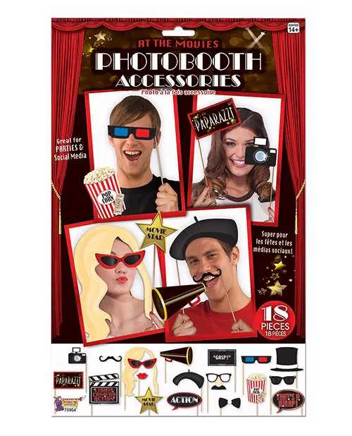 No Brand Anal At The Movies Photo Booth Prop Kit Set of 18 pc