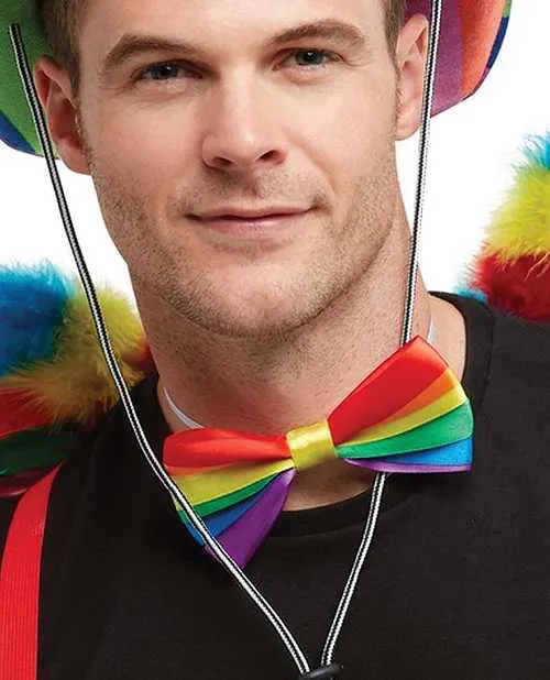 No Brand Anal Rainbow Bow Tie