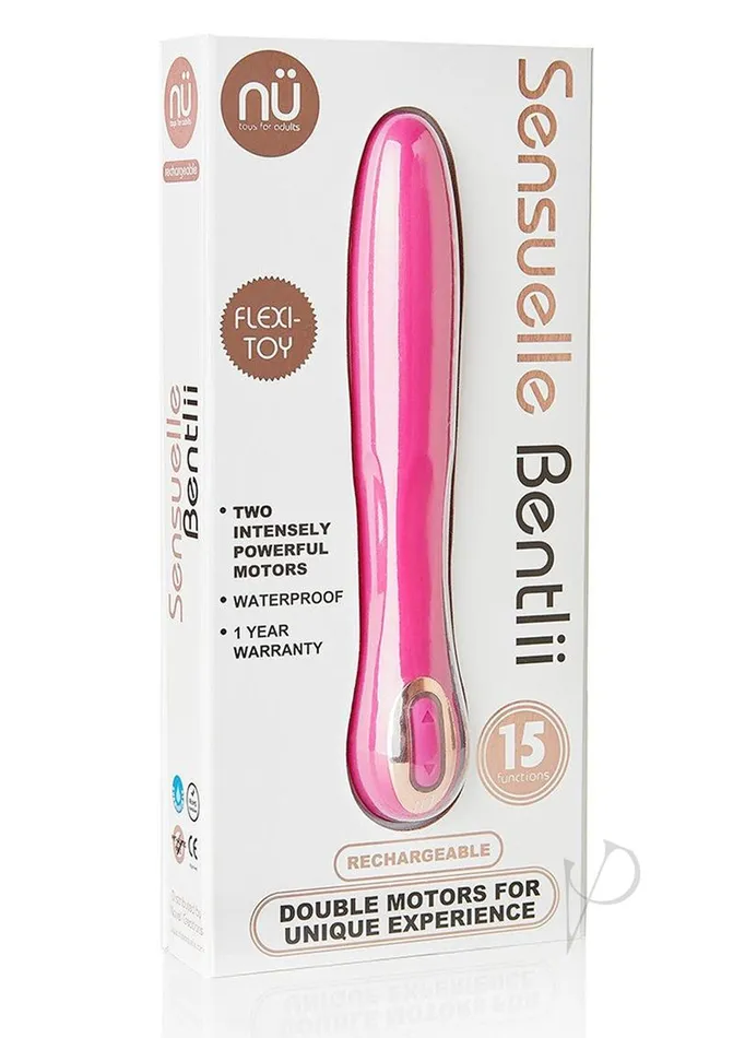 Nu Sensuelle Bentlii Rechargeable Silicone Vibrator Magenta Nu Sensuelle Female Sex Toys Nu Sensuelle Bentlii Rechargeable Silicone Vibrator Magenta Nu Sensuelle Female Sex Toys