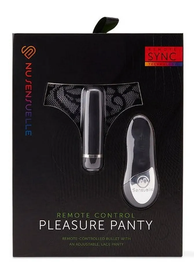 Nu Sensuelle Female Sex Toys Nu Sensuelle Pleasure Panty Vibe Rechargeable Silicone with Bullet and Remote Control Black Nu Sensuelle Female Sex Toys Nu Sensuelle Pleasure Panty Vibe Rechargeable Silicone with Bullet and Remote Control Black