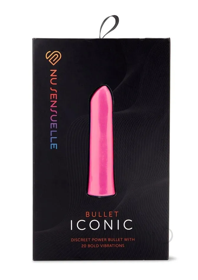 Nu Sensuelle Iconic Rechargeable Silicone Bullet Deep Pink Nu Sensuelle Vibrators Nu Sensuelle Iconic Rechargeable Silicone Bullet Deep Pink Nu Sensuelle Vibrators