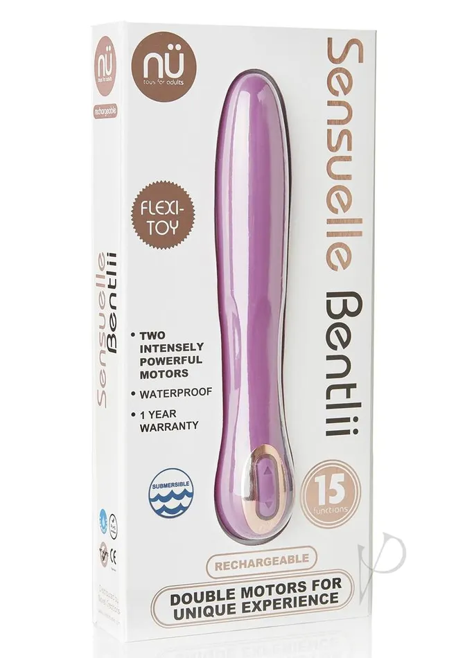 Nu Sensuelle Nu Sensuelle Bentlii Rechargeable Silicone Vibrator Orchid Female Sex Toys Nu Sensuelle Nu Sensuelle Bentlii Rechargeable Silicone Vibrator Orchid Female Sex Toys