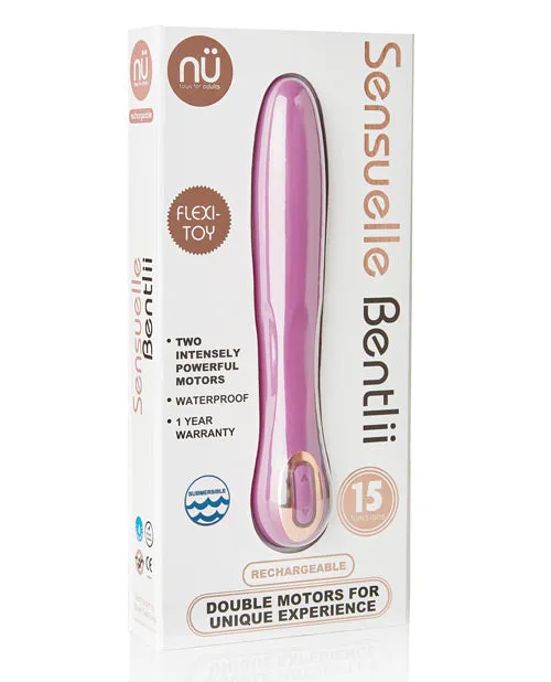 Nu Sensuelle Nu Sensuelle Bentlii Rechargeable Silicone Vibrator Orchid Female Sex Toys