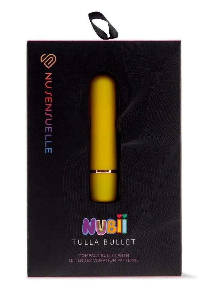 Nu Sensuelle Tulla Nubii Rechargeable Silicone Bullet Yellow Nu Sensuelle Female Sex Toys Nu Sensuelle Tulla Nubii Rechargeable Silicone Bullet Yellow Nu Sensuelle Female Sex Toys