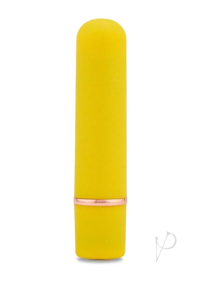 Nu Sensuelle Tulla Nubii Rechargeable Silicone Bullet Yellow Nu Sensuelle Female Sex Toys