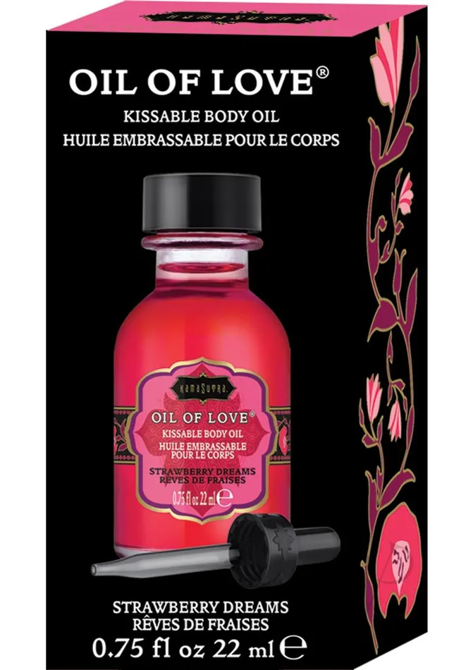 Oil Of Love Couples Kama Sutra Oil Of Love Strawberry Dreams 75oz