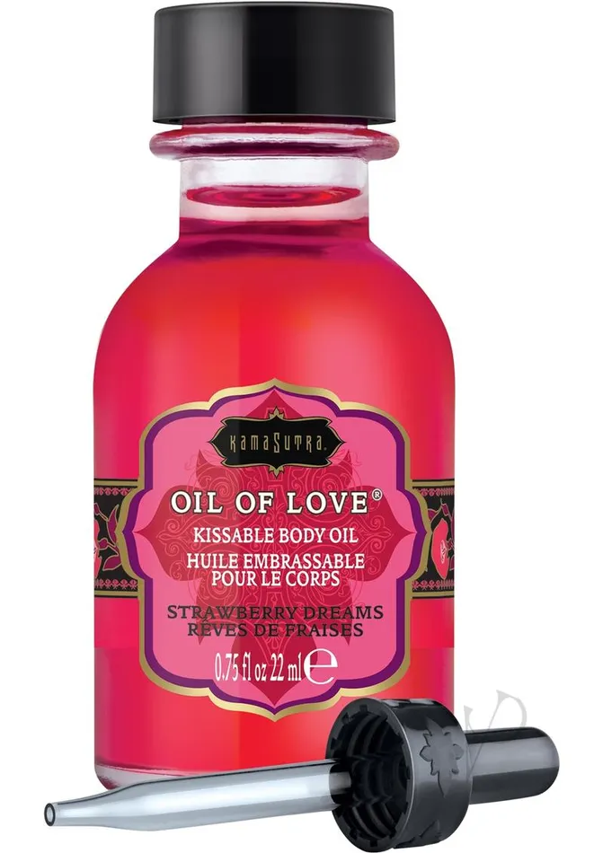 Oil Of Love Couples Kama Sutra Oil Of Love Strawberry Dreams 75oz