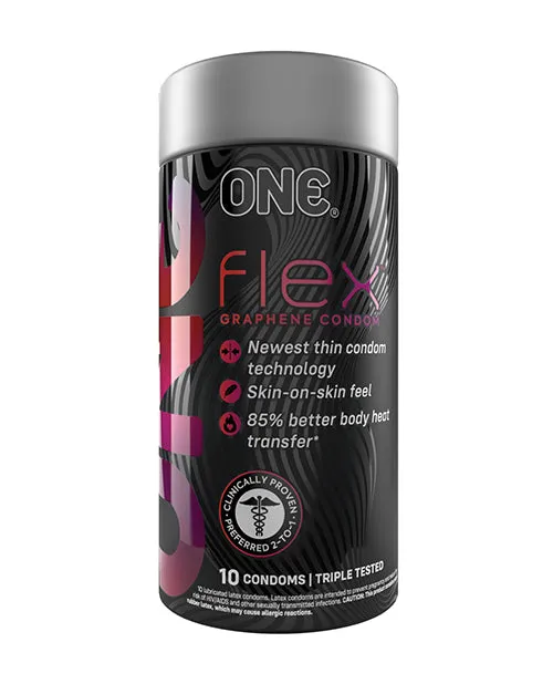 One Flex One Flex Graphene Condom Pack of 12 Vibrators