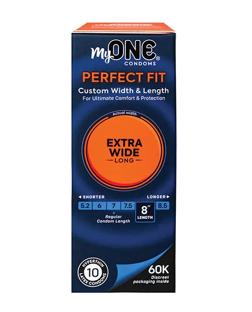 One Vibrators My ONE Extra Wide and Long Condoms 10 Pack