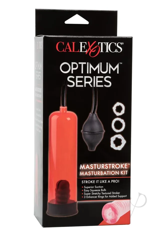 Optimum Series Male Sex Toys Optimum Series Masturstroke Pump and Masturbation Kit Red Optimum Series Male Sex Toys Optimum Series Masturstroke Pump and Masturbation Kit Red